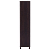 Wadeline 2-Door Tall Accent Storage Cabinet, Rustic Tobacco
