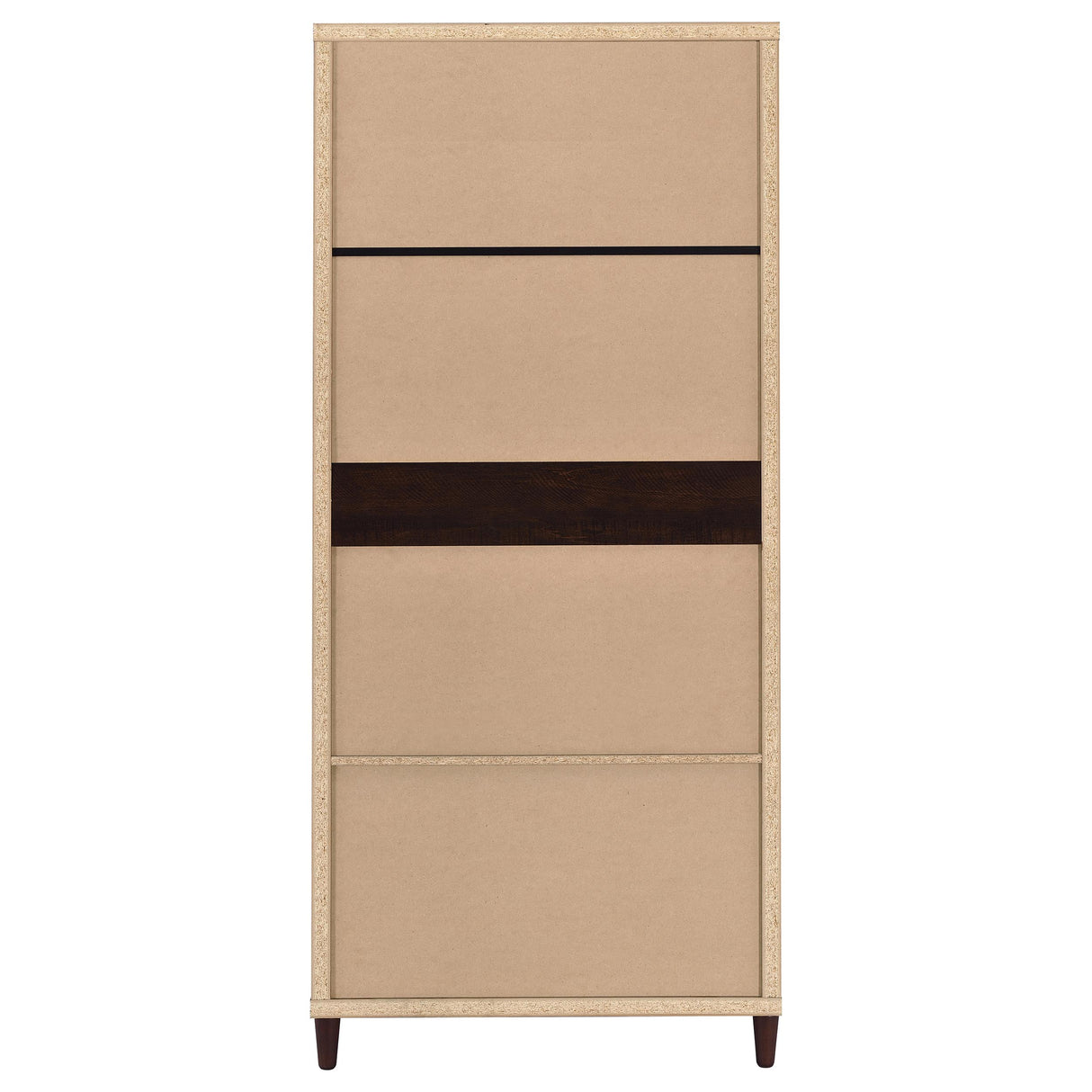 Wadeline 2-Door Tall Accent Storage Cabinet, Rustic Tobacco