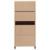 Wadeline 2-Door Tall Accent Storage Cabinet, Rustic Tobacco