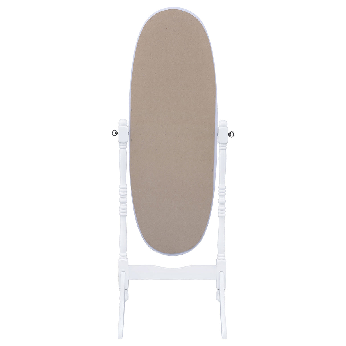Foyet Adjustable Full Length Cheval Mirror in White