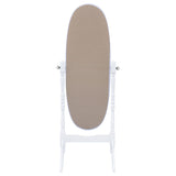 Foyet Adjustable Full Length Cheval Mirror in White