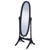 Foyet Adjustable Full Length Cheval Mirror in Black
