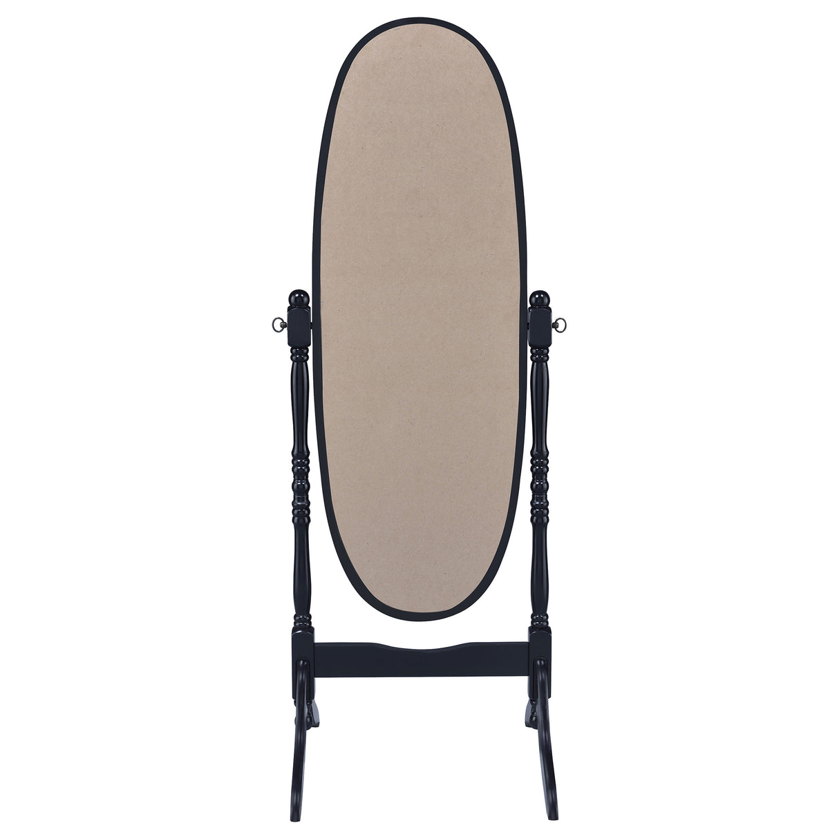 Foyet Adjustable Full Length Cheval Mirror in Black