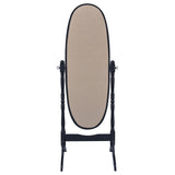 Foyet Adjustable Full Length Cheval Mirror in Black