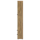 Hawthorne Tall Glass Door Cabinet with Drawers, Mango