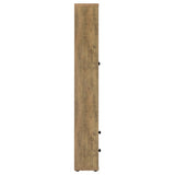 Hawthorne Tall Glass Door Cabinet with Drawers, Mango