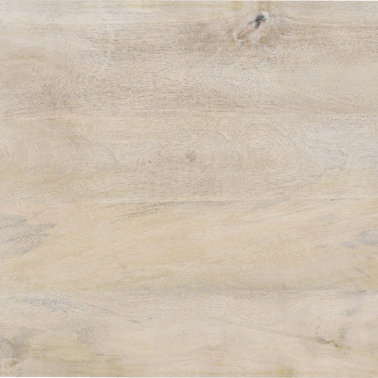August White Washed Mango Wood 1-Drawer Storage Cabinet