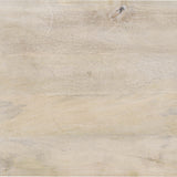 August White Washed Mango Wood 1-Drawer Storage Cabinet