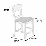 Ladder Back Dining Chairs (Set of 2)