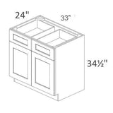 Shaker Base Cabinet With Soft-Close Hinges, Adjustable Shelf