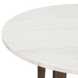 Essence - 54" Round Dining Table With Marble Top