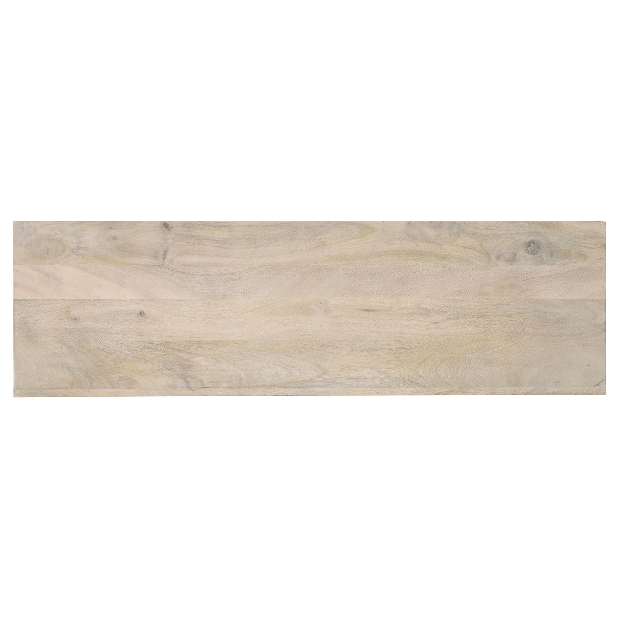 Rickman 2-Drawer Mango Wood Console Table, White Washed