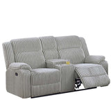 Modern Living Room Set With Pillow Arms