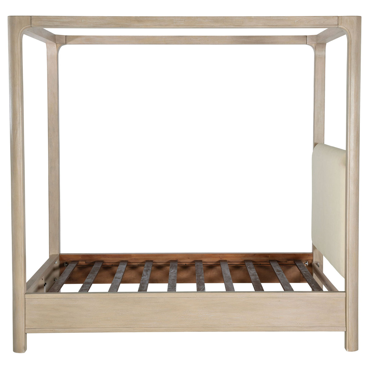 Flores - Eastern King Canopy Bed - Mango Color