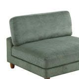 Armless Chair For Living Room - Sage