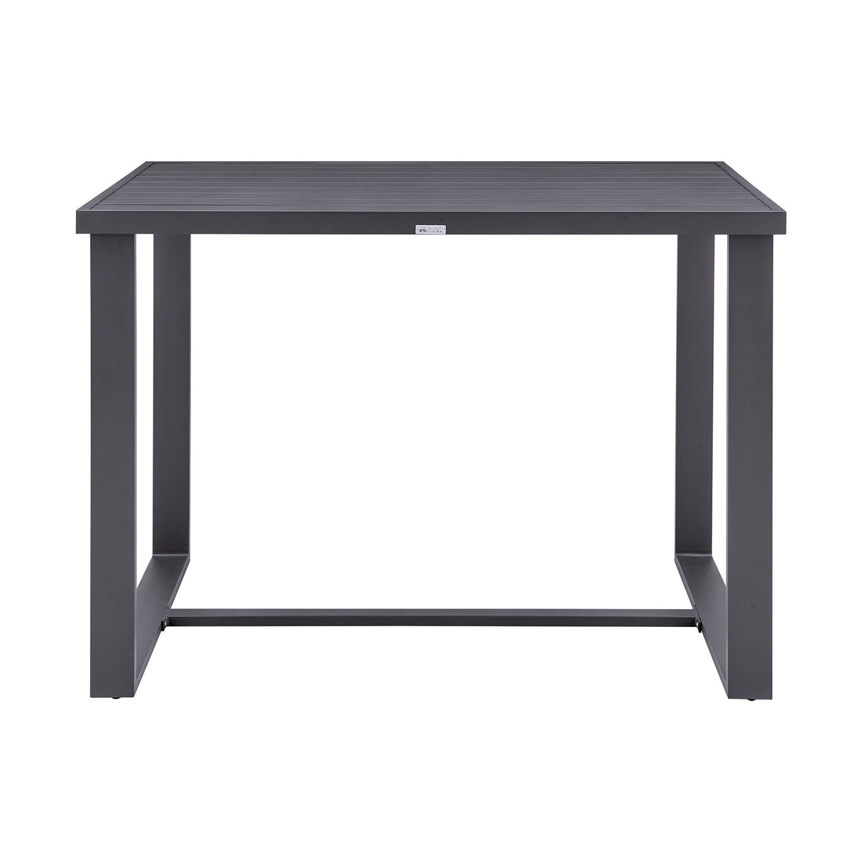 Menorca - Outdoor Patio Bar Height Dining Table In Aluminum