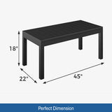 Modern 5 Seat Outdoor Patio Furniture Set With Coffee Table