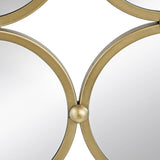 Contemporary Decorative Mirror With Mininalist Style For Bedroom, Liveroom & Entryway - Champagne - Wall Mirrors - Alpine Outlets