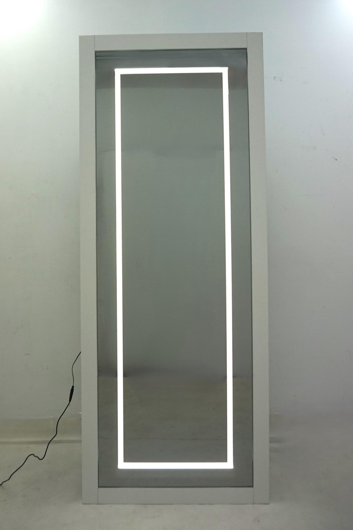 Nordio 72" LED Full Length Floor Mirror, White