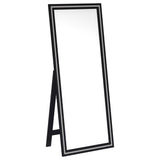 Windrose 28x67 LED Standing Floor Mirror in Black