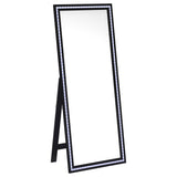 Windrose 28x67 LED Standing Floor Mirror in Black