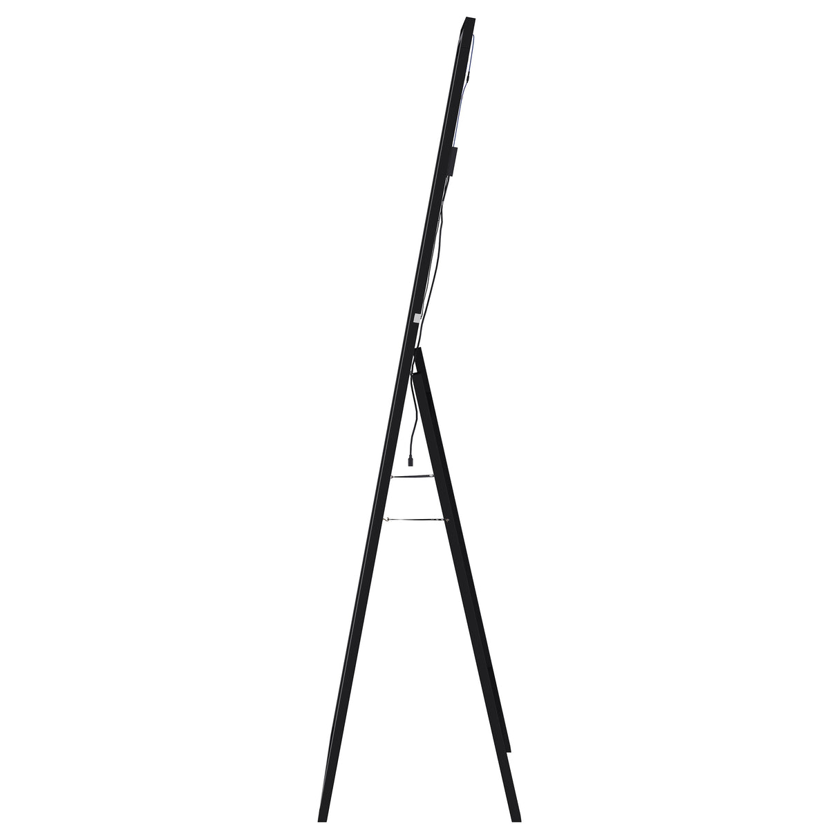 Windrose 28x67 LED Standing Floor Mirror in Black