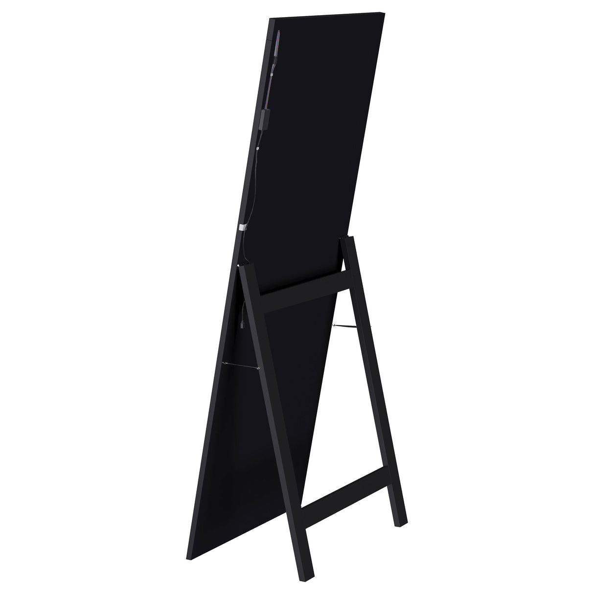 Windrose 28x67 LED Standing Floor Mirror in Black