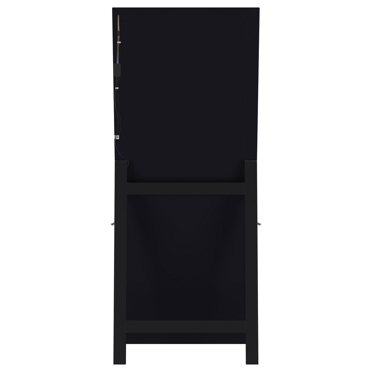 Windrose 28x67 LED Standing Floor Mirror in Black