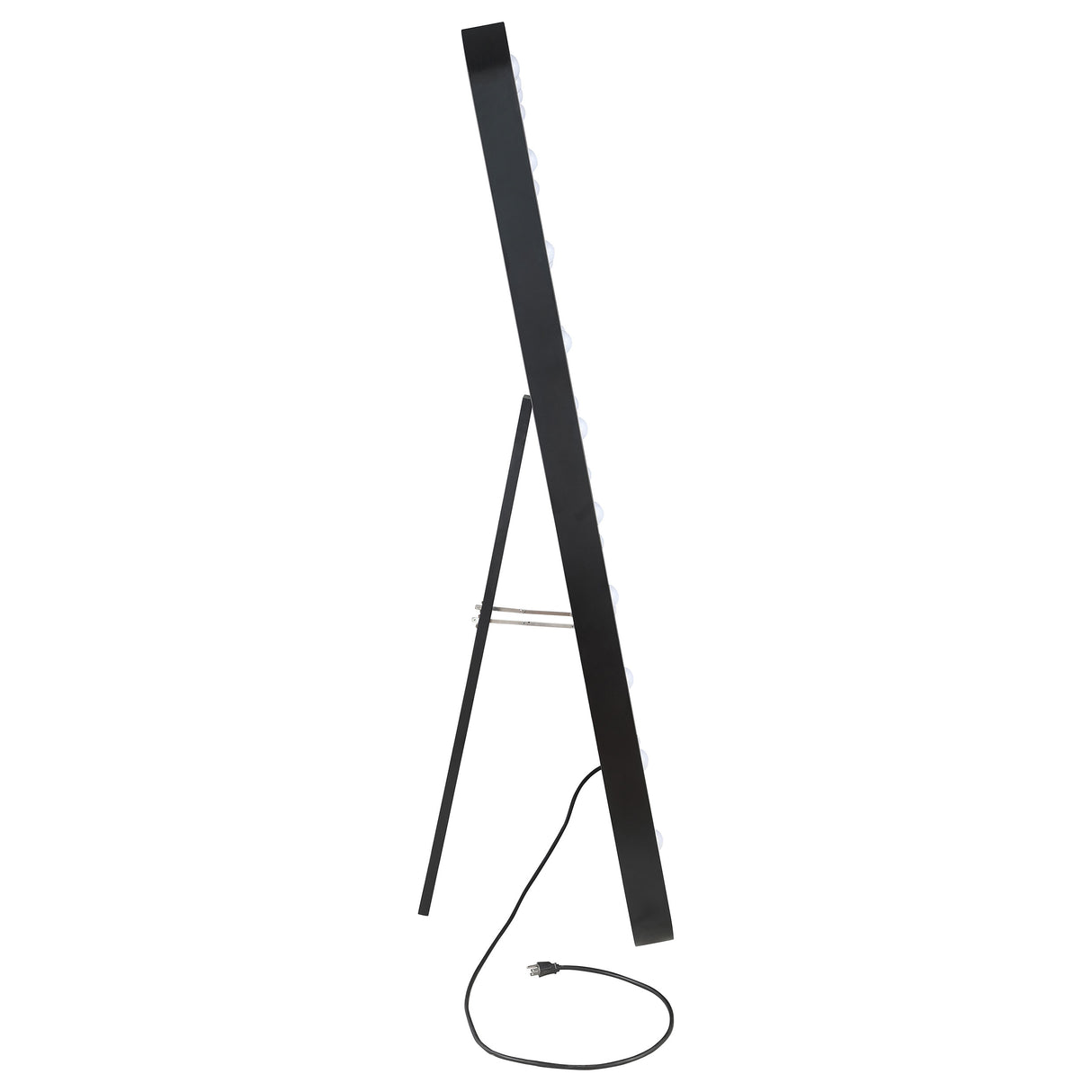 Canton 32x71 LED Standing Mirror with Bluetooth Speaker, Black