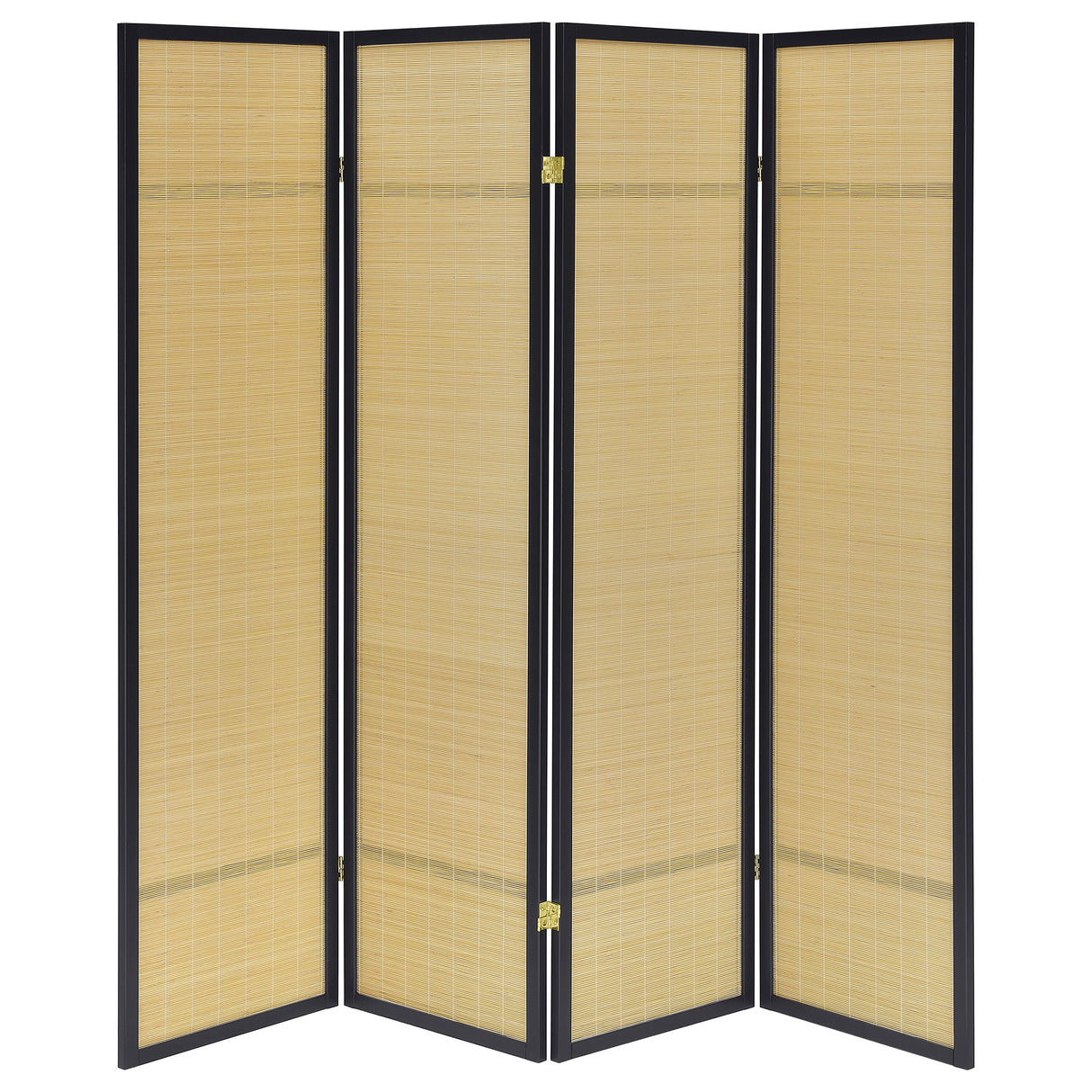 Pearce 4-Panel Bamboo Folding Room Divider - Natural