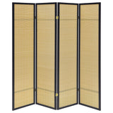 Pearce 4-Panel Bamboo Folding Room Divider - Natural