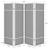 Pearce 4-Panel Bamboo Folding Room Divider - Natural