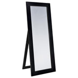 Cadence Black Oak Tempered Glass Full Length Standing Mirror