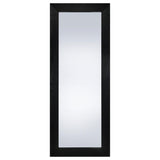 Cadence Black Oak Tempered Glass Full Length Standing Mirror
