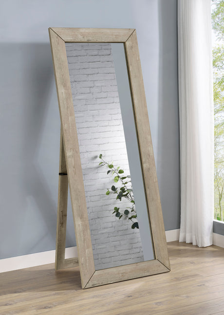 Cadence Full Length Floor Mirror in Grey Washed Oak