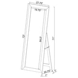 Cadence Full Length Floor Mirror in Grey Washed Oak