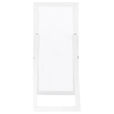 Cadence Full Length Floor Mirror, White High Gloss