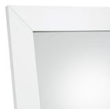 Cadence Full Length Floor Mirror, White High Gloss