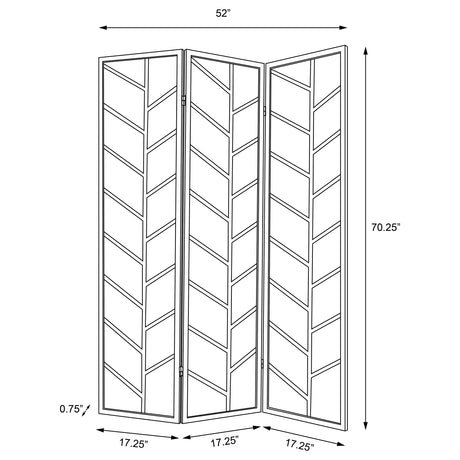 Mila 3-Panel Folding Shoji Screen, Walnut Pine with Jute Linen