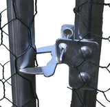 Large Metal Chicken Coop, Walk In Poultry Cage Hen Run House Rabbits Habitat Cage Spire Shaped Coop With Waterproof And Anti Ultraviolet Cover