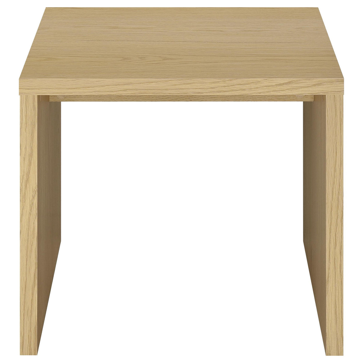 Parker - Accent Side End Table - Light Oak