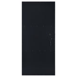 Zayan 32x71 Floor Mirror with LED Lighting, Black High Gloss