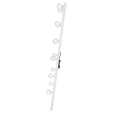 Zayan 32x71 Floor Mirror with LED Lighting, White Gloss