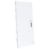 Zayan 32x71 Floor Mirror with LED Lighting, White Gloss