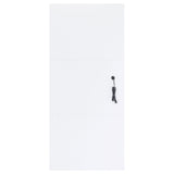 Zayan 32x71 Floor Mirror with LED Lighting, White Gloss