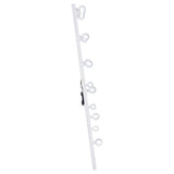 Zayan 32x71 Floor Mirror with LED Lighting, White Gloss