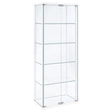 Hyacinth - 4 Shelf Curio Cabinet