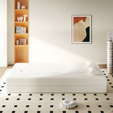 Floor Sofa With 2 Pillows, Convertible Twin Size Mattress For Living Room