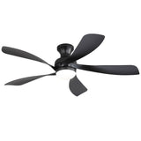 52" Ceiling Fan With 3 Color Dimmable LED Light, DC Reversible Motor, 6 Speed Settings