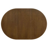 Thomson - Oval Dining Table With Removable Leaf - Walnut